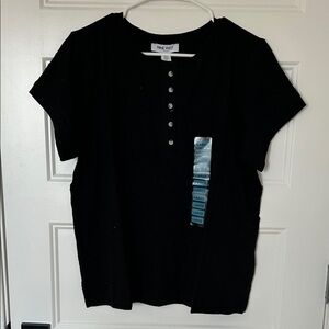 Nine West Black Casual Top